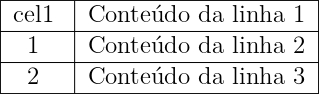 Como numerar a linha de tabelas automaticamente